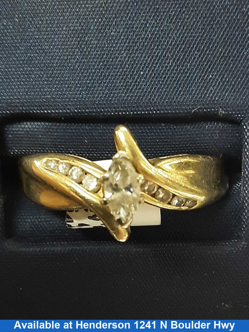 Women's Ring - Yellow Gold 14k (.585) 4 grams Size 13