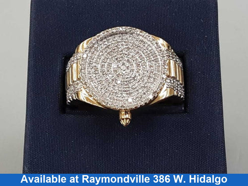 Men's Ring - Yellow Gold 10k (.417) 10.4 grams Size 10
