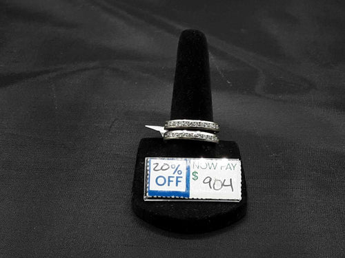 Women's Ring - White Gold 14k (.585) 6.9 grams Size 7