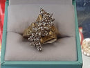 Women's Ring - Yellow Gold 14k (.585) 9.9 grams Size 7.5