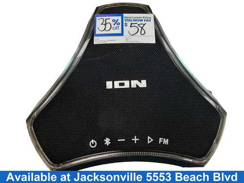 Ion Isp118 Black Portable Speaker