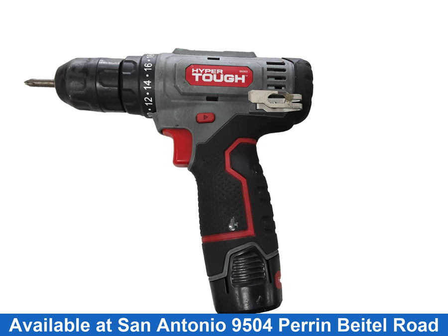 Hyper Tough 99303 Gray Cordless Standard Drill