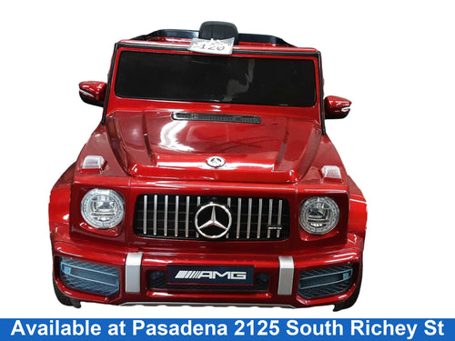Amg Mercedes Red Motorized Ride-On Car