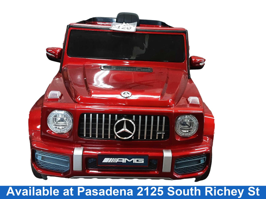 Amg Mercedes Red Motorized Ride-On Car