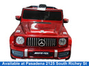 Amg Mercedes Red Motorized Ride-On Car