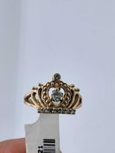 Women's Ring - Yellow Gold 10k (.417) 1.4 grams Size 2