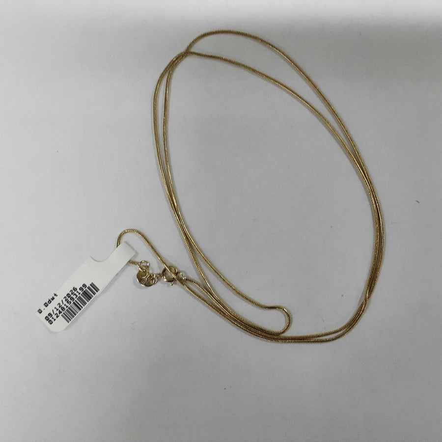 Fox Tail Chain - Yellow Gold 14k (.585) 4.1 grams 24 inch