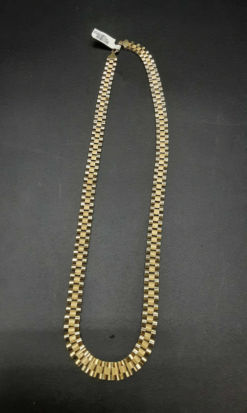 Boston Link Chain Yellow Gold 10k (.417) 40.6 grams 24 inch