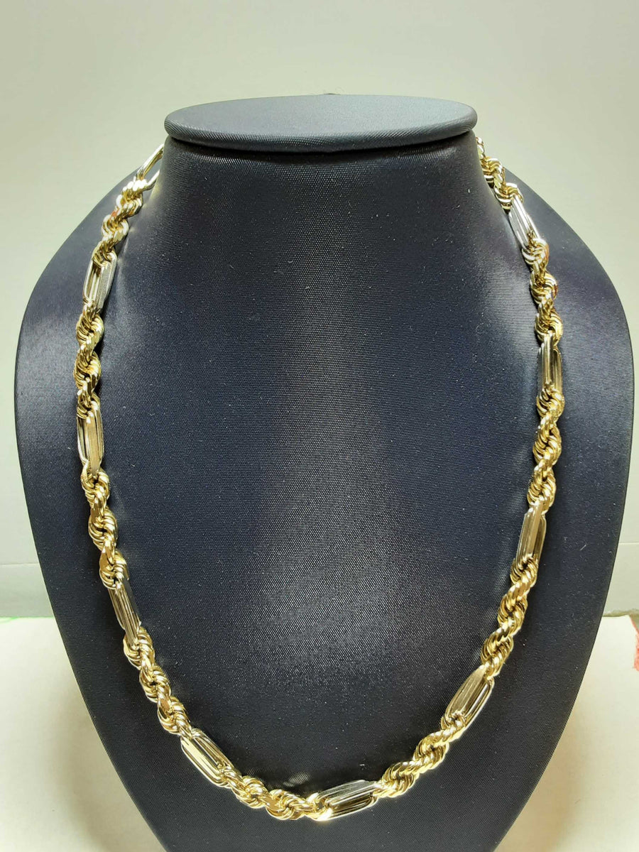 Rope Chain - Yellow Gold 10k (.417) 48.6 grams 26 inch
