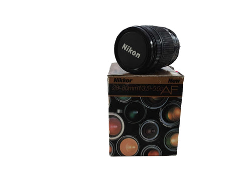 Nikon Af Nikkor Black Photographic Lens