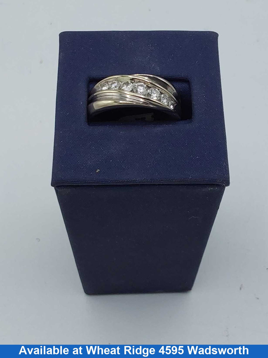 Men's Ring - White Gold 14k (.585) 5.3 grams Size 10