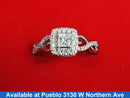 Women's Ring - White Gold 10k (.417) 3 grams Size 7