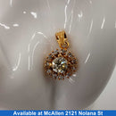Diamond Pendant - Yellow Gold 14k (.585) 3.3 grams