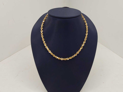 Rope Chain - Yellow Gold 14k (.585) 21.57 grams 18 inch