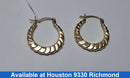 Shrimp Earrings - Yellow Gold 14k (.585) 2.7 grams