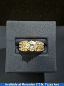 Women's Ring - Anniversary - Yellow Gold 10k (.417) 4.6 grams Size 8