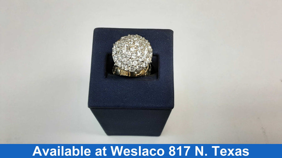 Women's Ring - Solitaire - Yellow Gold 10k (.417) 8.1 grams Size 9