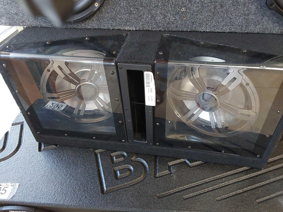 Seismic Audio Sa-pgsv10led Black Car Sub-Woofer