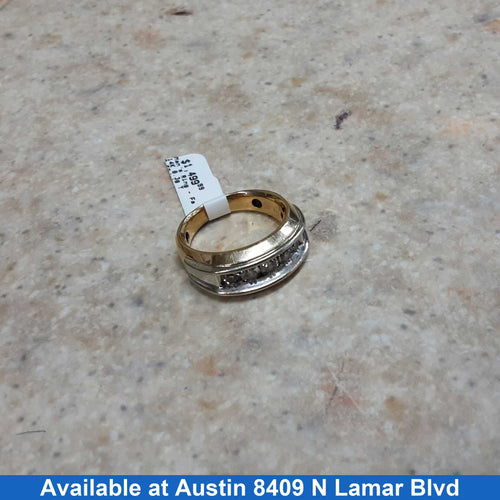 Men's Ring - Yellow Gold 14k (.585) 8.3 grams Size 8.5