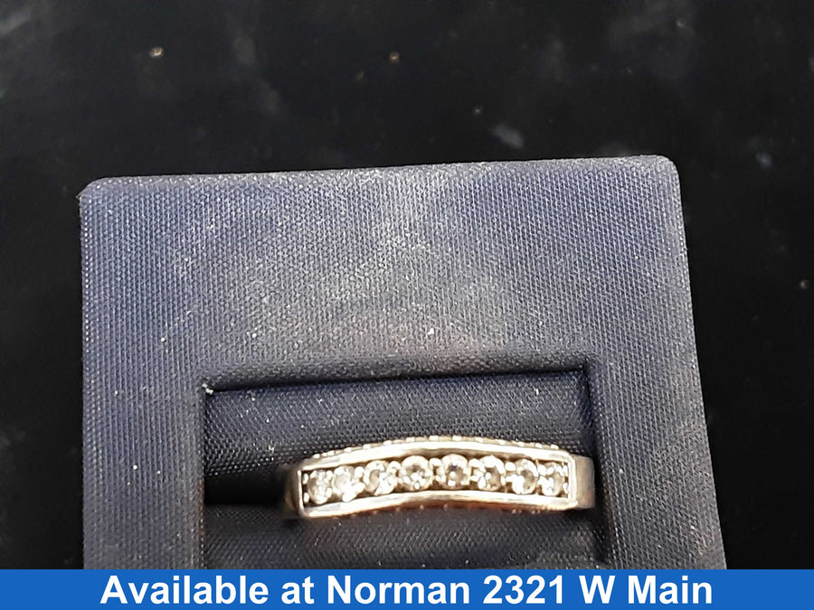 Ring - Wedding Band - White Gold 14k (.585) 3.3 grams Size 7