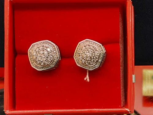 Earrings - White Gold 14k (.585) 5 grams