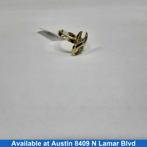Women's Ring - Yellow Gold 10k (.417) 4.5 grams Size 9