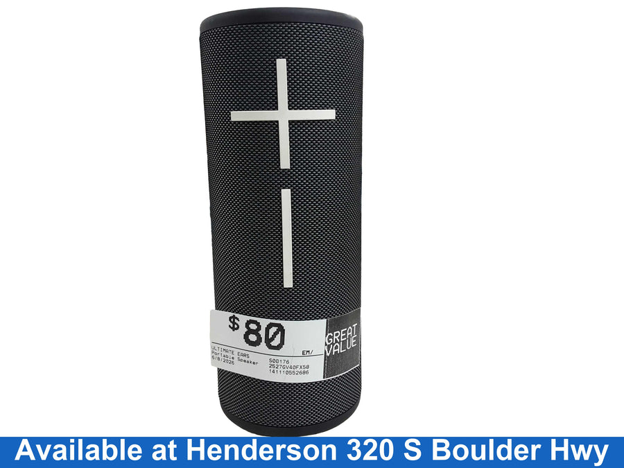 Ultimate Ears S00176 Black Portable Speaker