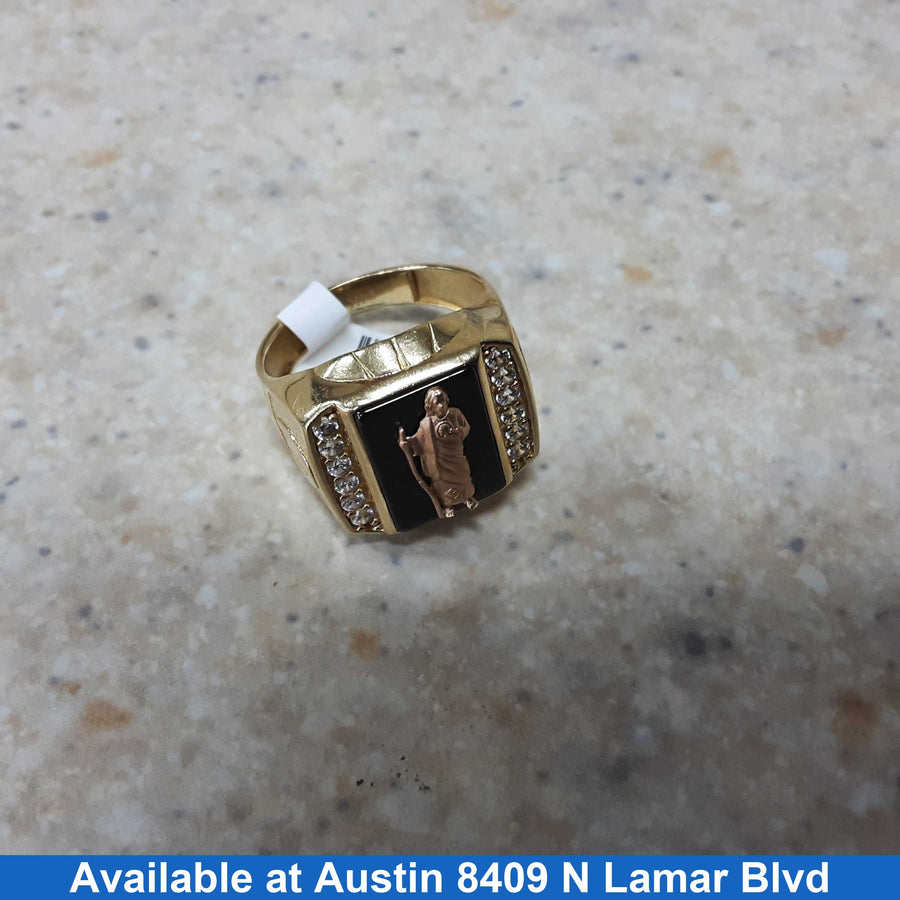Men's Ring - Yellow Gold 14k (.585) 11.6 grams Size 11
