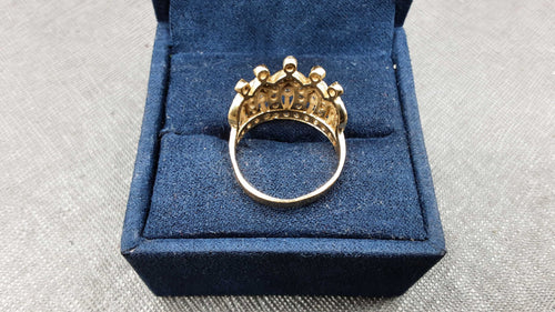 Women's Ring - Yellow Gold 10k (.417) 4.3 grams Size 6