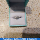 Ring - Wedding Band - White Gold 14k (.585) 1.9 grams Size 8