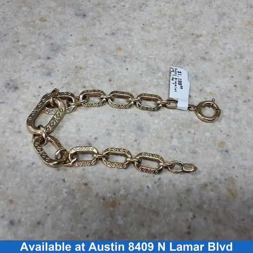 Gucci Bracelet - Yellow Gold 14k (.585) 7.6 grams 8 inch