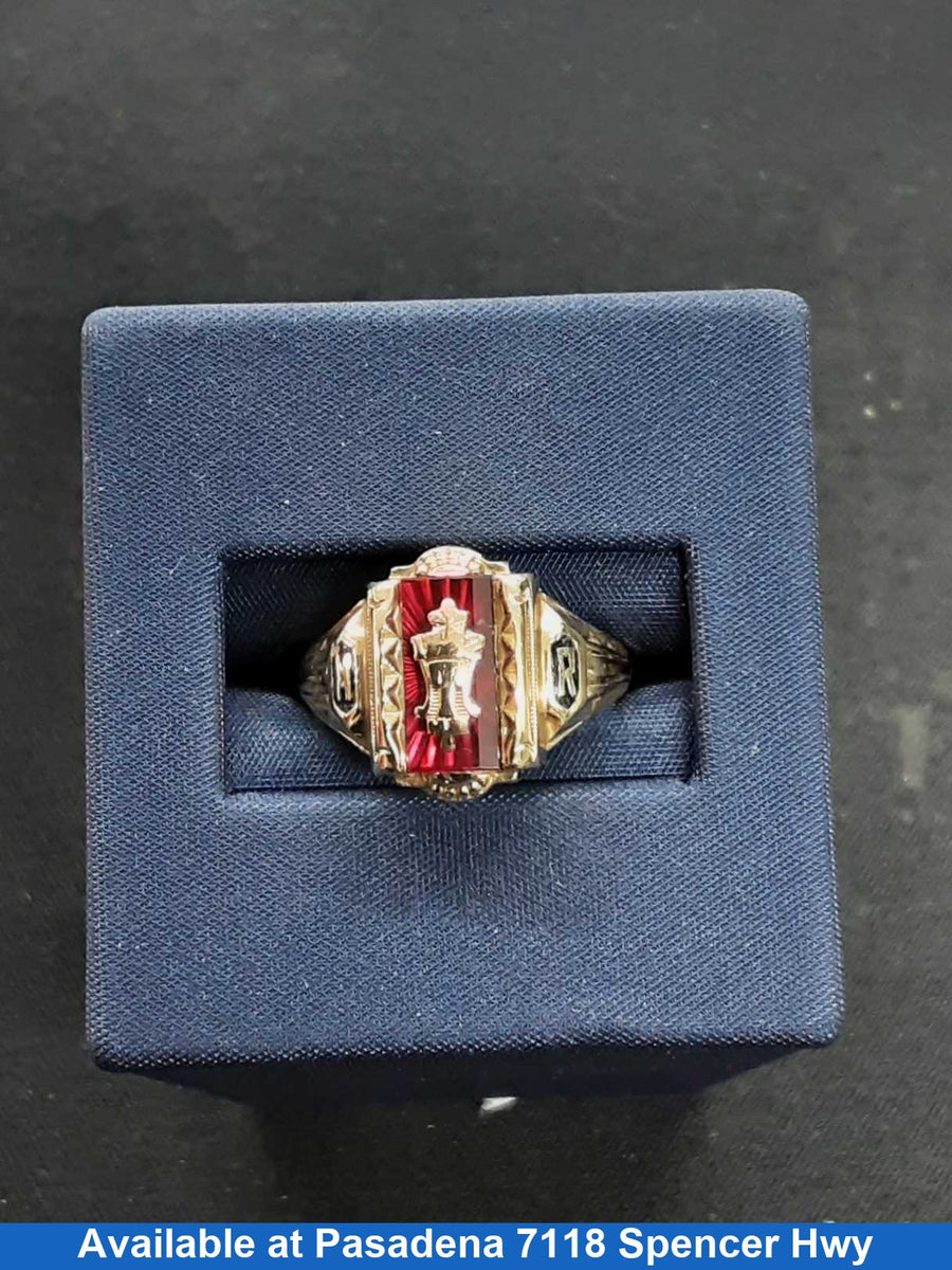 Women's Ring - Yellow Gold 10k (.417) 4.5 grams Size 20