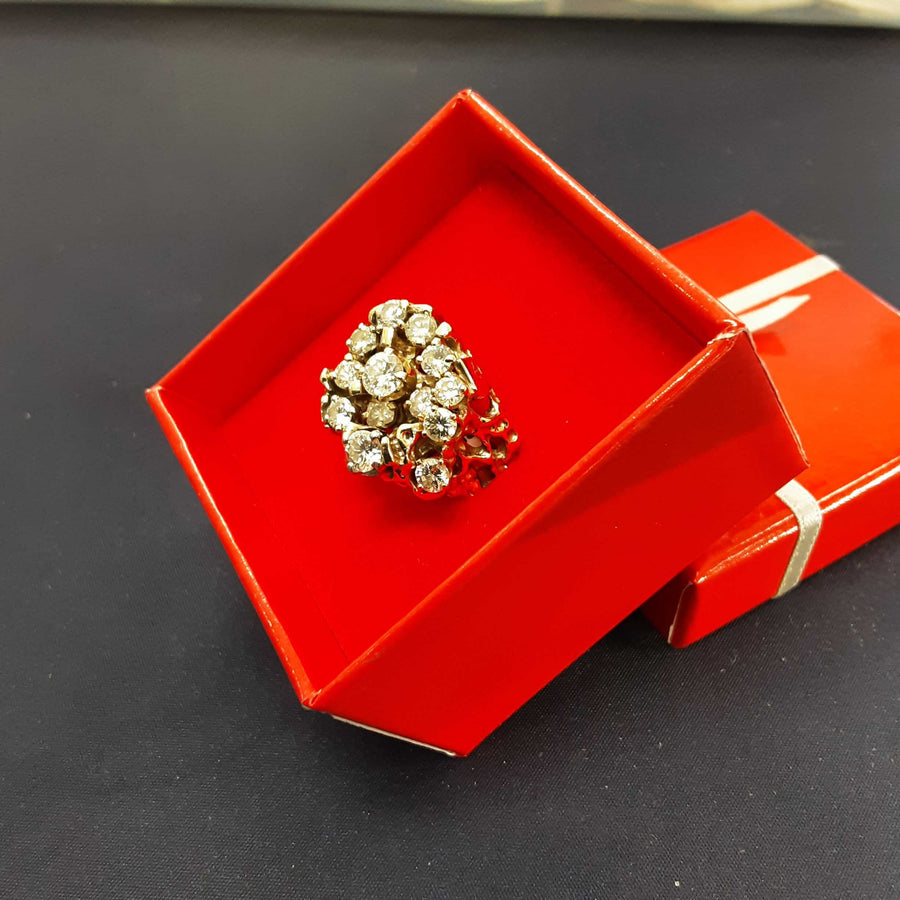 Women's Ring - Yellow Gold 14k (.585) 13 grams Size 8