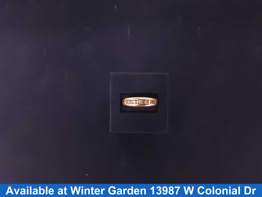 Ring - Wedding Band - Yellow Gold 14k (.585) 6.4 grams Size 11.5