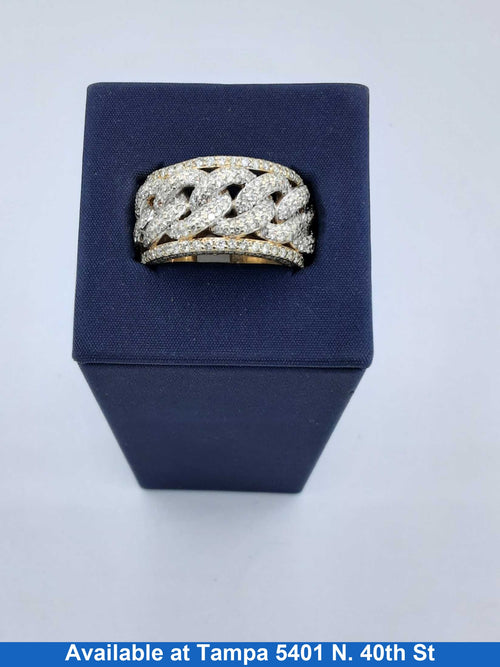 Men's Ring - Yellow Gold 10k (.417) 12.8 grams Size 9