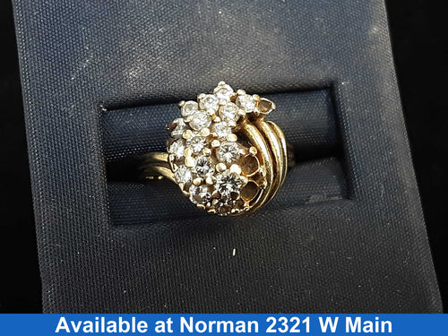 Women's Ring - Yellow Gold 10k (.417) 3.5 grams Size 4.5