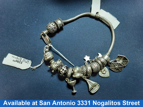 Cable Bracelet - Silver 55.3 grams 5 inch