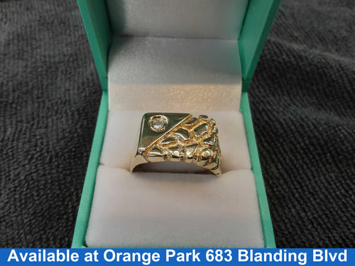 Men's Ring - Yellow Gold 14k (.585) 7.9 grams Size 11