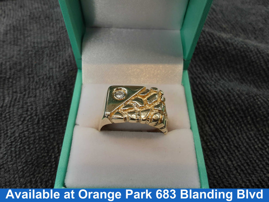 Men's Ring - Yellow Gold 14k (.585) 7.9 grams Size 11