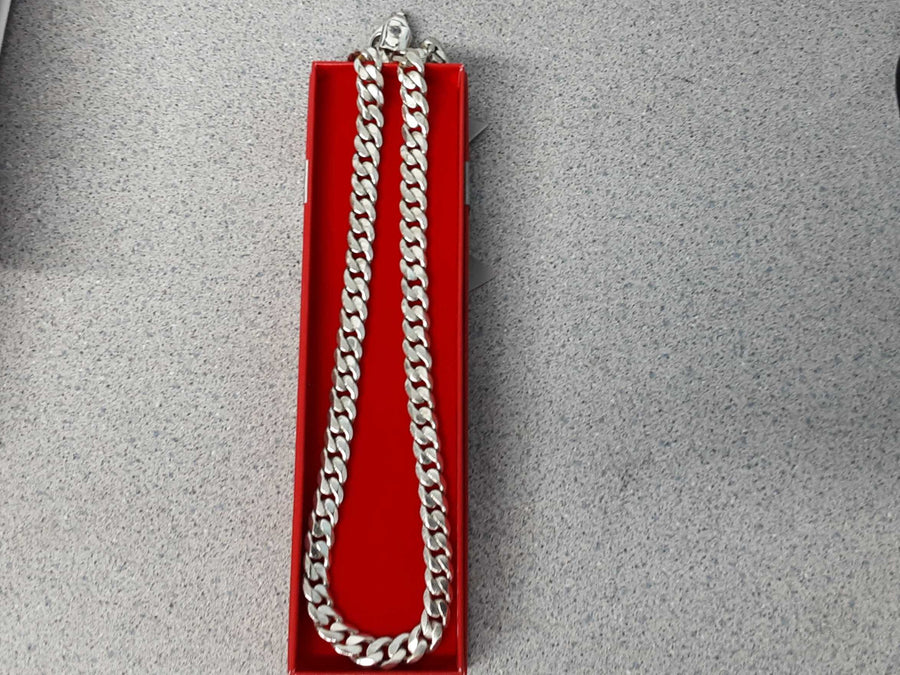 Cuban Link Chain - Silver 101.2 grams 24 inch