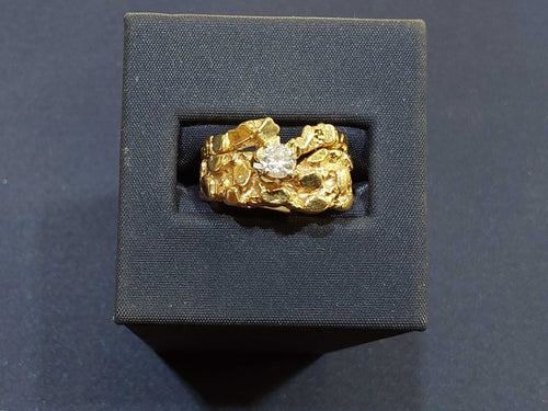 Women's Ring - Yellow Gold 14k (.585) 7.2 grams Size 6.5