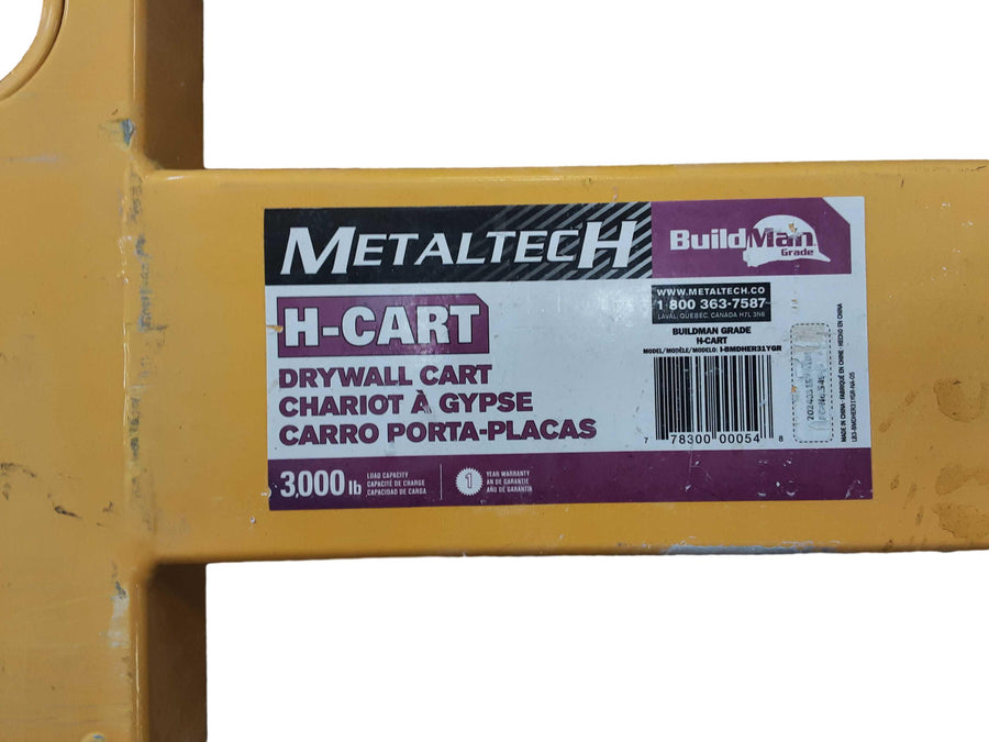 Buildman Drywall Cart Yellow Dolly / Cart
