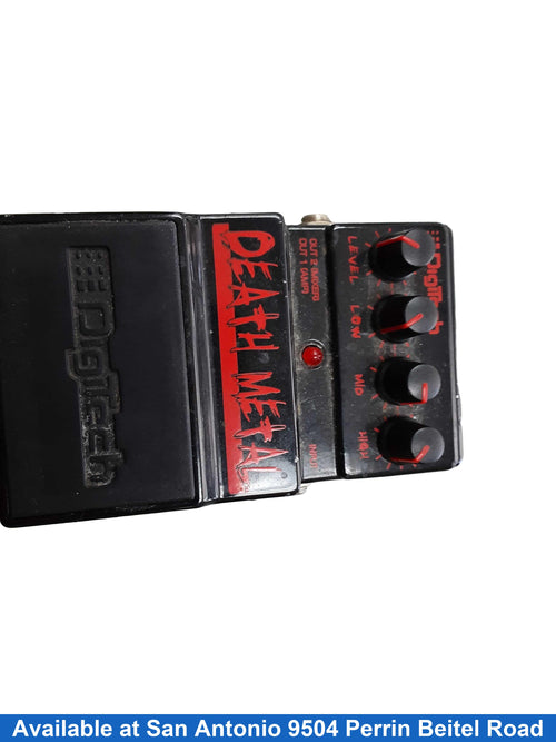 Digitech Death Metal Black Audio Equipment