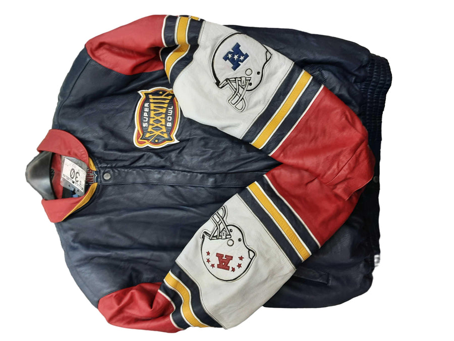 Rebook Super Bowl Xxxviii Multi-color Riding Jacket
