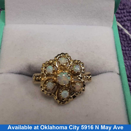 Women's Ring - Yellow Gold 10k (.417) 3.2 grams Size 20