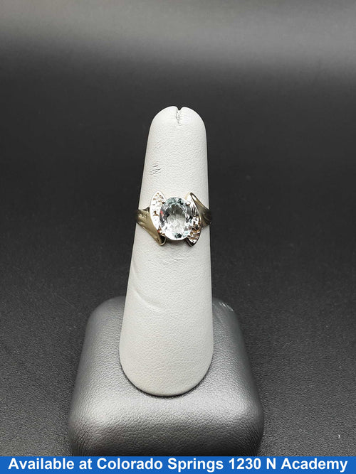 Women's Ring - Yellow Gold 10k (.417) 2.4 grams Size 5
