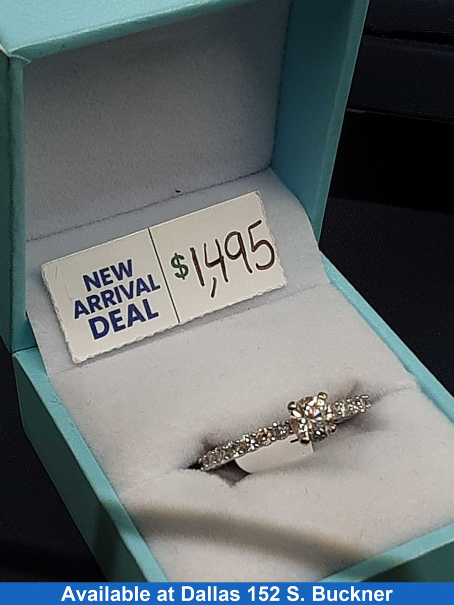 Women's Ring - White Gold 14k (.585) 2.4 grams Size 20