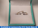 Women's Ring - Solitaire - White Gold 14k (.585) 1.2 grams Size 8