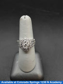 Women's Ring - White Gold 14k (.585) 6.3 grams Size 7