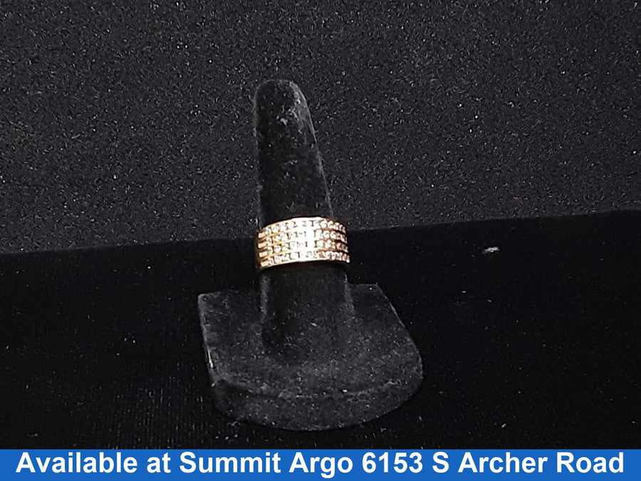 Women's Ring - Yellow Gold 10k (.417) 2.8 grams Size 7